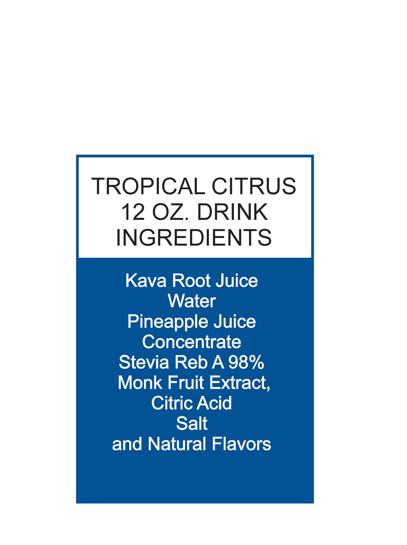 TROPICAL CITRUS Kava Drink 6 Pack