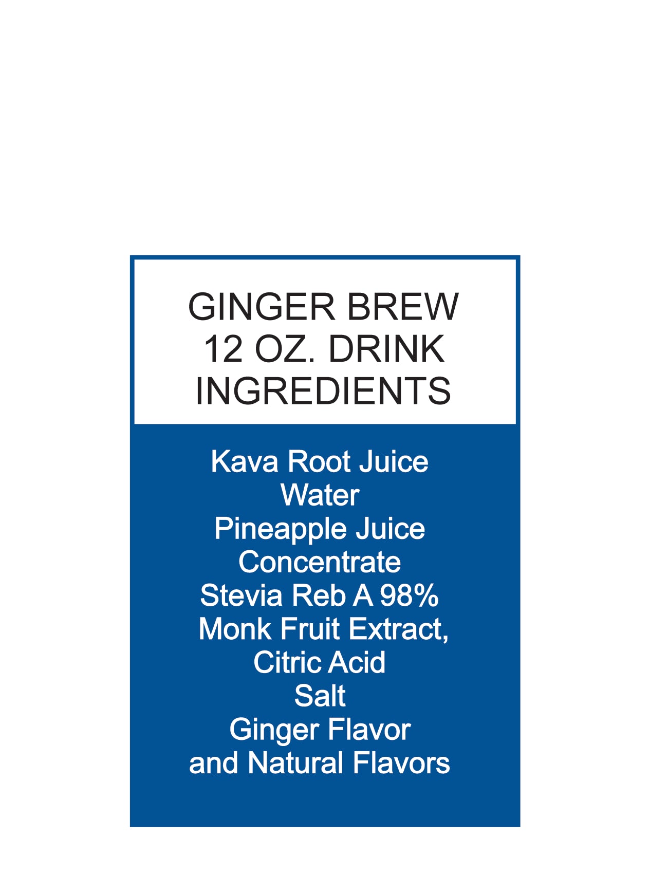 GINGER BREW Kava Drink 6 Pack