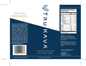 Bundle 5- Kava Shot 6 Pack Bundles (Tropical, Lime Ginger or Strawberry) / SAVE 35%